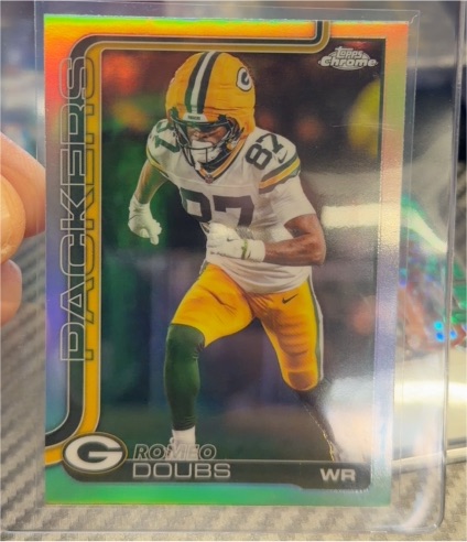 2025 Topps Chrome Football #106 Romeo Doubs — front