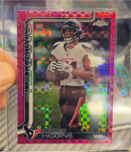 2025 Topps Chrome #343 Jayden Higgins — front
