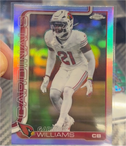 2025 Topps Chrome #6 Garrett Williams — front