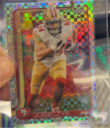 2025 Topps Chrome #270 Kyle Juszczyk — front