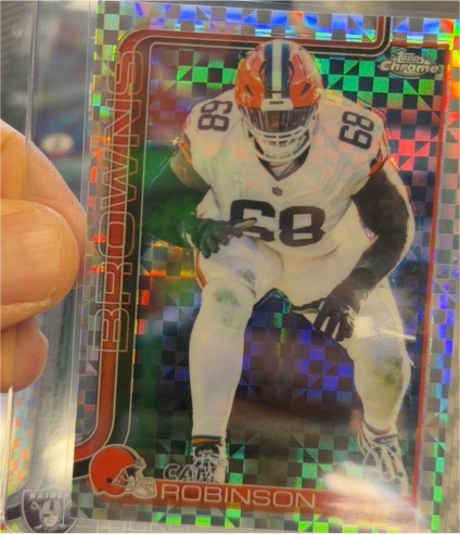 2025 Topps Chrome #124 Cam Robinson — front