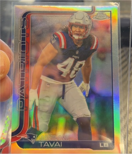 2025 Topps Chrome #213 Jahlani Tavai — front