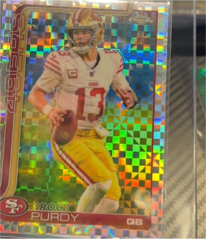 2025 Topps Chrome #262 Brock Purdy — front