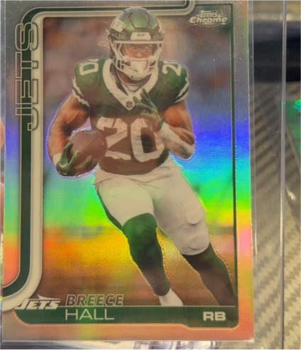 2025 Topps Chrome #238 Breece Hall — front