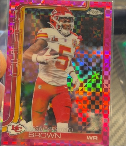 2025 Topps Chrome #146 Hollywood Brown — front
