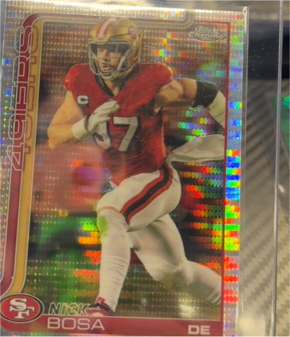 2025 Topps Chrome #264 Nick Bosa — front