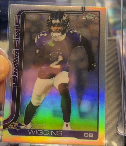 2025 Topps Chrome #28 Nate Wiggins — front