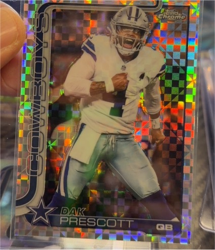 2025 Topps Chrome Football #79 Dak Prescott — front