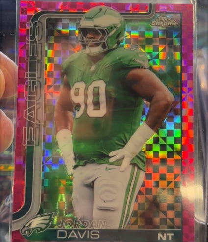 2025 Topps Chrome #249 Jordan Davis — front