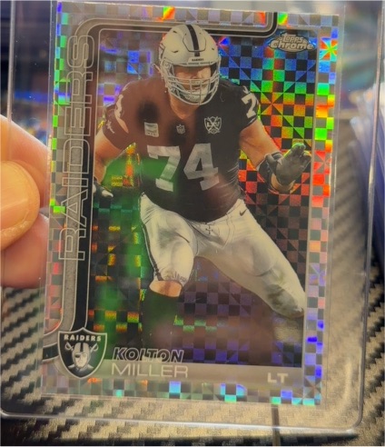 2025 Topps Chrome #183 Kolton Miller — front