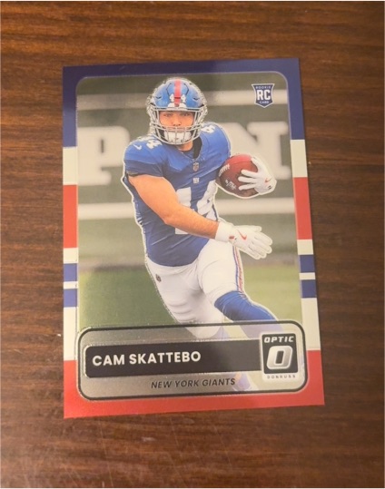 2025 Donruss Optic #4 Cam Skattebo — front