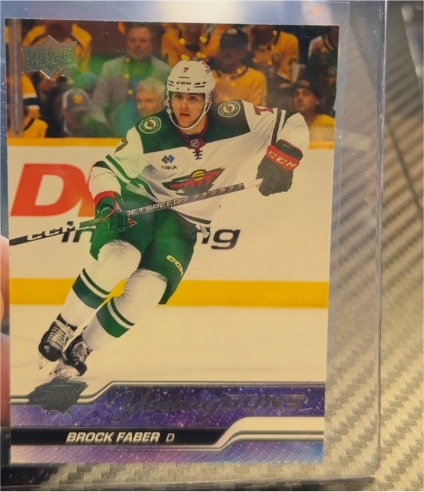2023-24 Upper Deck Series 1 #215 Brock Faber — front