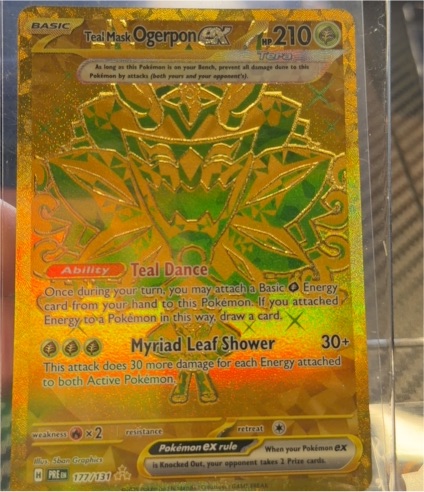 2023 Pokémon SV: Prismatic Evolutions #177 Ogerpon ex — front