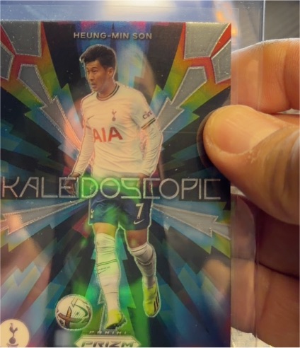 2022-23 Panini Prizm Premier League #20 Heung-Min Son Kaleidoscopic — front