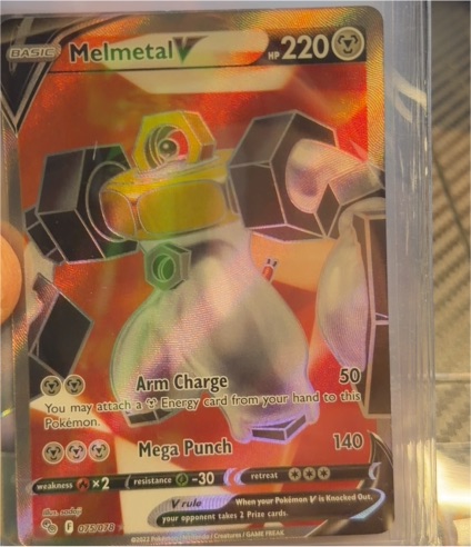 2022 Pokémon GO #075 Melmetal V — front