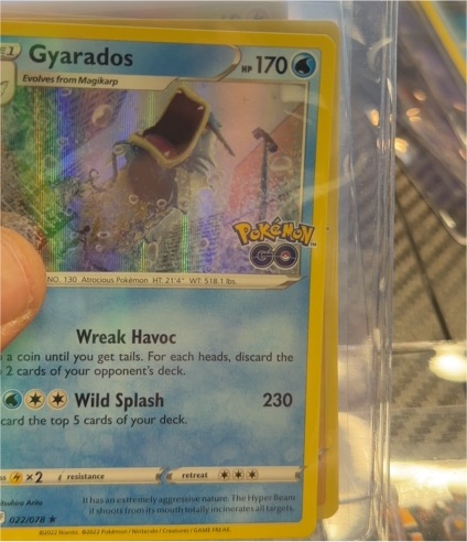 2022 Pokémon GO #022 Gyarados — front