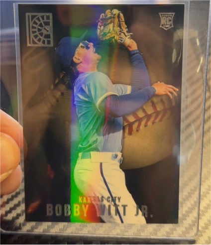 2022 Panini Capstone #34 Bobby Witt Jr. Kansas City Royals Rookie Card — front