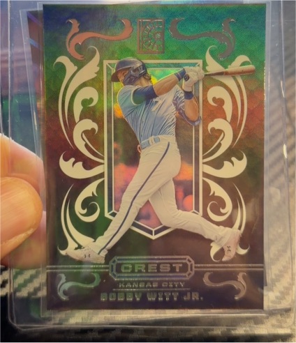 2022 Panini Capstone Crest #C-6 Bobby Witt Jr. — front