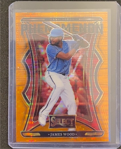 2025 Panini Select Phenomenon #7 James Wood — front