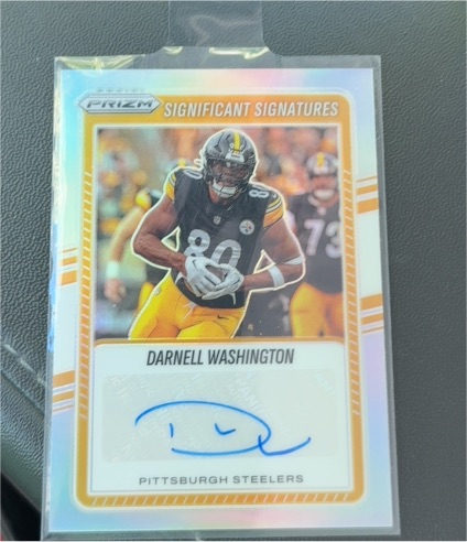 2025 Panini Prizm #SSI-DWN Darnell Washington Significant Signatures — front