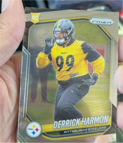 2025 Panini Prizm #368 Derrick Harmon — front