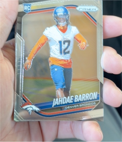 2025 Panini Prizm #350 Jahdae Barron — front