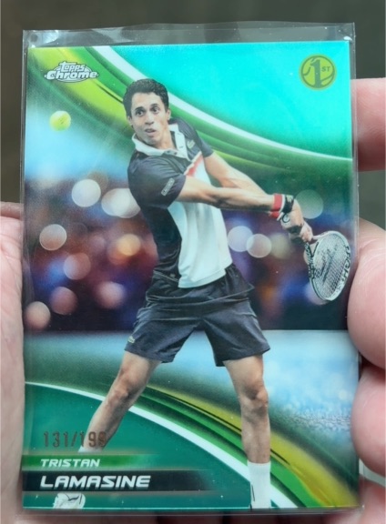 2025 Topps Chrome Tennis #276 Tristan Lamasine — front