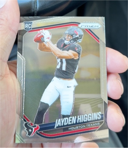2025 Panini Prizm #376 Jayden Higgins — front