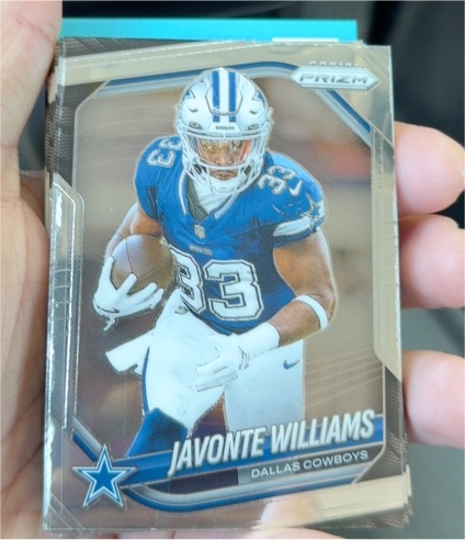 2025 Panini Prizm #1 Javonte Williams — front