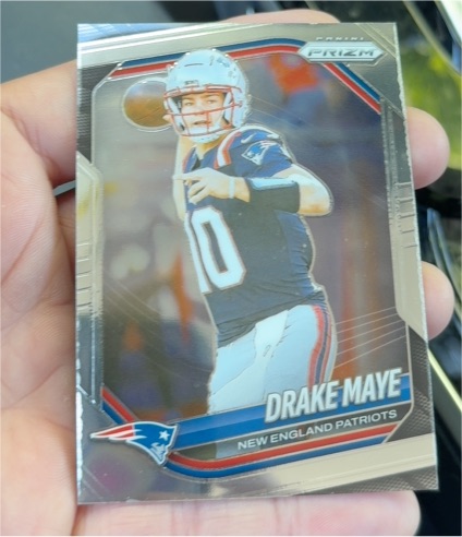 2025 Panini Prizm #165 Drake Maye — front