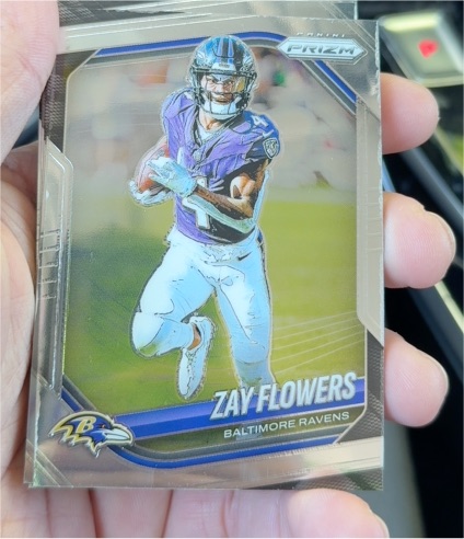 2025 Panini Prizm #106 Zay Flowers — front