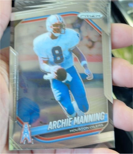2025 Panini Prizm #166 Archie Manning Houston Oilers — front