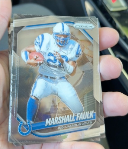 2025 Panini Prizm #75 Marshall Faulk — front