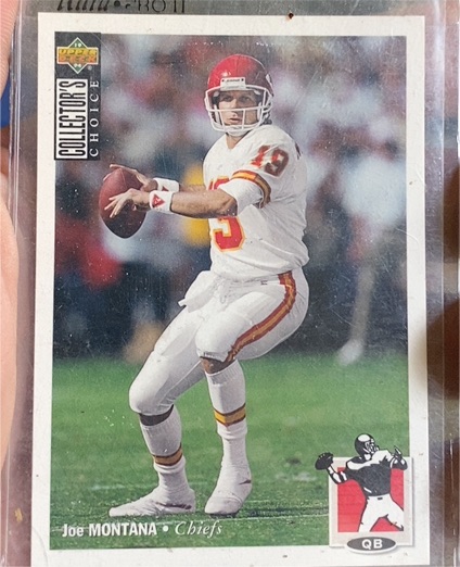 1994 Upper Deck Collector's Choice #19 Joe Montana — front