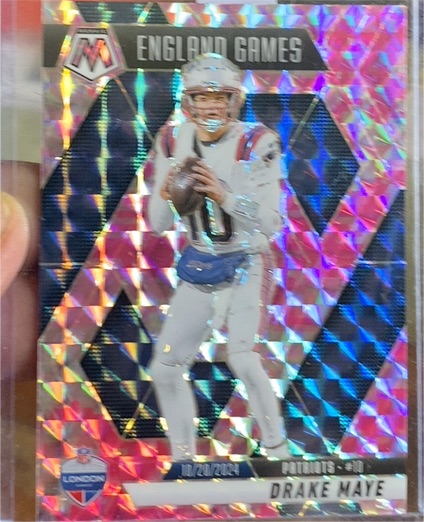 2025 Panini Mosaic #258 Drake Maye — front