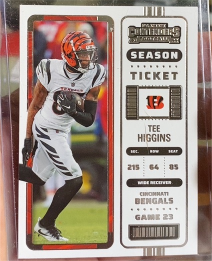 2022 Panini Contenders #19 Tee Higgins — front