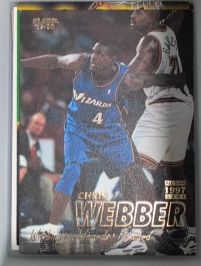 1997-98 Fleer #290 Chris Webber — front