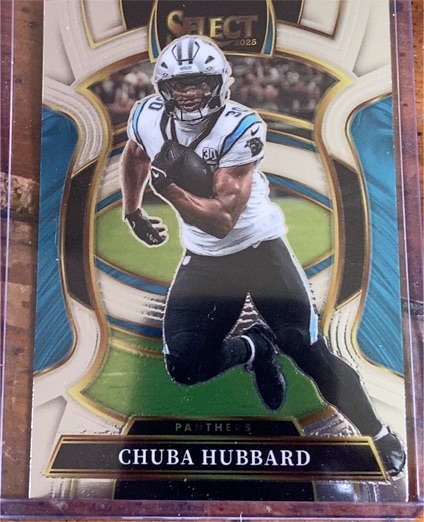 2025 Panini Select #43 Chuba Hubbard — front