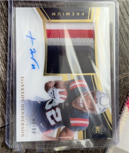 2025 Panini Immaculate #199 Treveyon Henderson — front