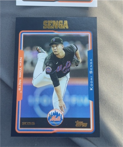 2025 Topps Archives Black Foilboard #239 Kodai Senga — front