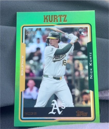 2025 Topps Archives #213 Nick Kurtz — front