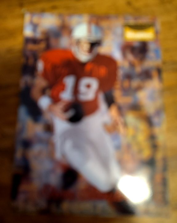 1998 Press Pass #1 Peyton Manning — front