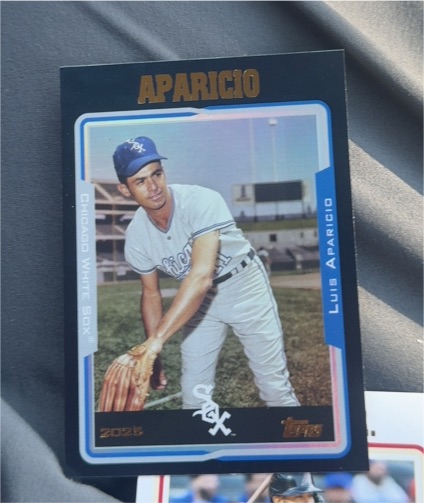 2025 Topps Archives #209 Luis Aparicio Black Foilboard — front