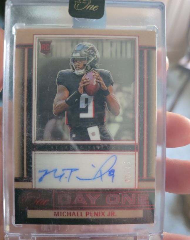 2024 Panini One #Day One Michael Penix Jr. — front