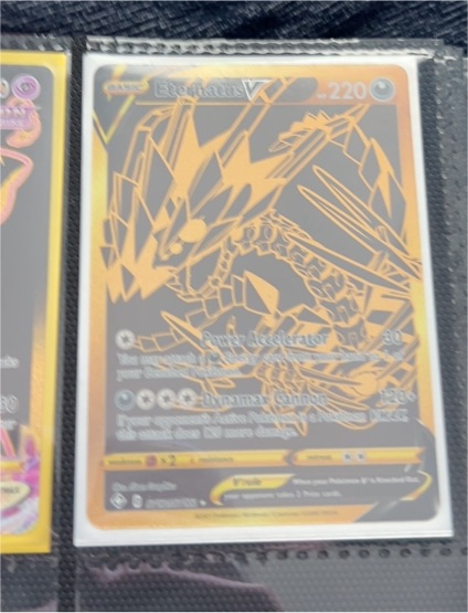 2021 Pokémon TCG Shining Fates #SV121/SV122 Eternatus V — front