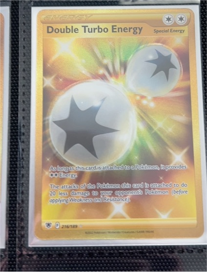 2022 Pokémon TCG Astral Radiance #216 Double Turbo Energy — front
