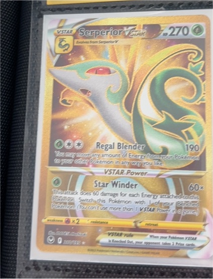 2022 Pokémon Serperior VSTAR #210 — front