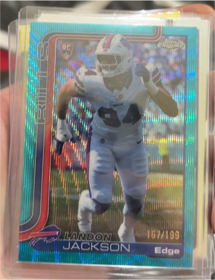 2025 Topps Chrome #358 Landon Jackson — front