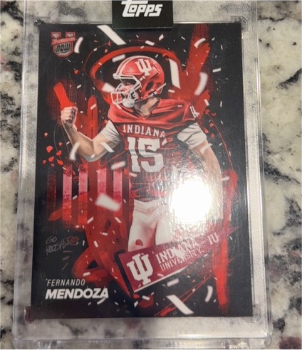 2026 Topps Now #CSFM-A Fernando Mendoza — front