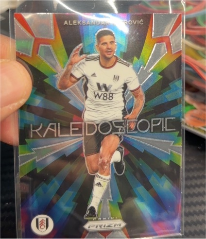 2022-23 Panini Prizm Premier League #5 Aleksandar Mitrović Kaleidoscopic — front